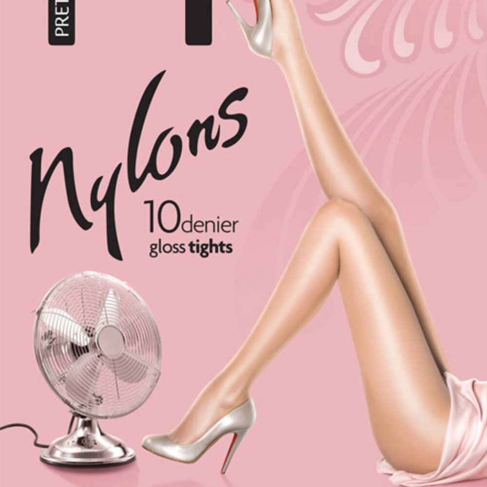 Pretty Polly Tights 10 Denier Gloss Tights in Nude Small / Petite